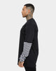 Saint Morta Jail Layered Long Sleeve T-Shirt Black/White
