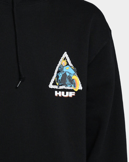 HUF X Marvel Ghost Rider TT Hoodie Black