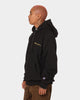 Champion Reverse Weave Quarter Zip Hoodie Black/Gold