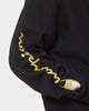 Champion Reverse Weave Quarter Zip Hoodie Black/Gold