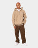 Champion Reverse Weave Quarter Zip Hoodie Country Walnut