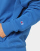 Champion Reverse Weave Quarter Zip Hoodie Living In Blue