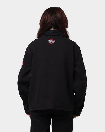 Loiter Patchwork Jacket Black