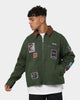 Loiter Patchwork Jacket Green