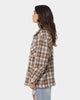XXIII Soren Plaid Bomber Jacket Brown