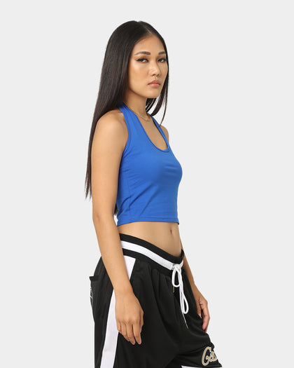 XXIII Women's Aubree Halter Crop Top Blue