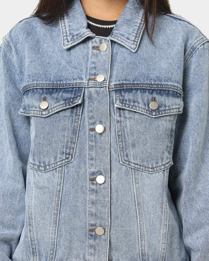 XXIII Women's Brittany Nineties Baby Jacket Washed Blue