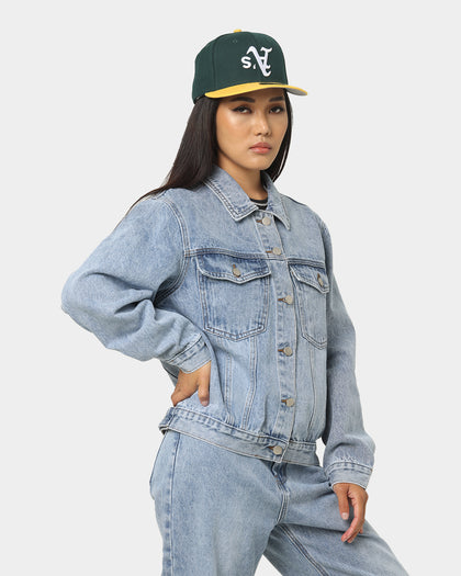 XXIII Women's Brittany Nineties Baby Jacket Washed Blue