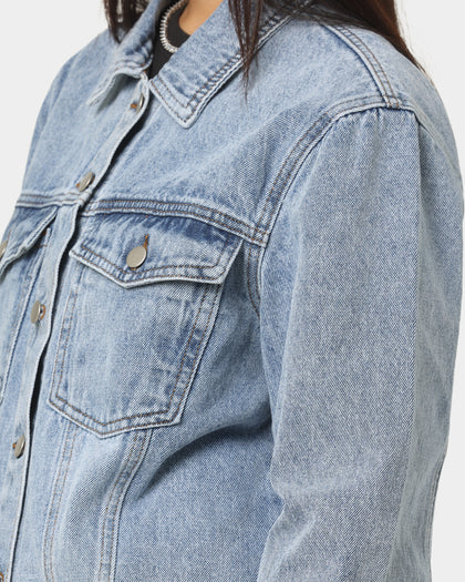 XXIII Women's Brittany Nineties Baby Jacket Washed Blue