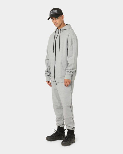 PYRA Zip Through Hoodie Grey Marle