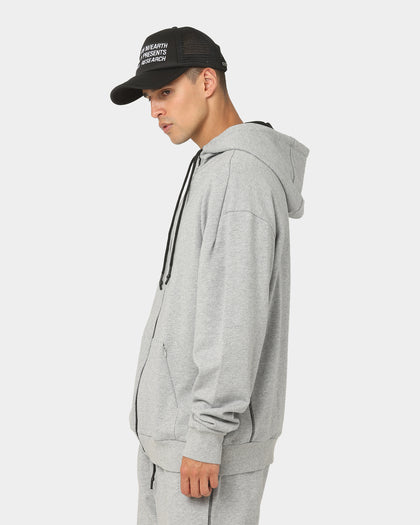 PYRA Zip Through Hoodie Grey Marle
