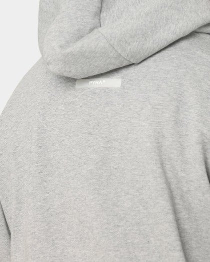 PYRA Zip Through Hoodie Grey Marle