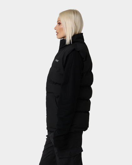 PYRA Sleeveless Puffa Vest Black