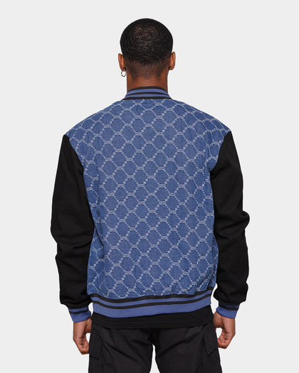 XXIII Athy Denim Baseball Jacket Blue/White