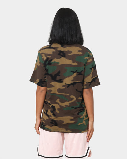 Supreme Intarsia Camo Short Sleeve T-Shirt Woodland Camo