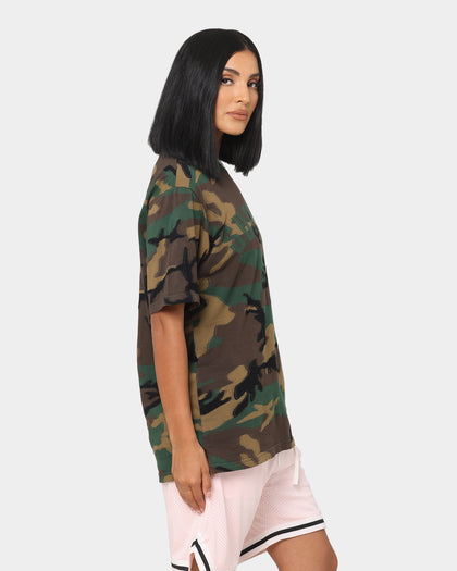 Supreme Intarsia Camo Short Sleeve T-Shirt Woodland Camo