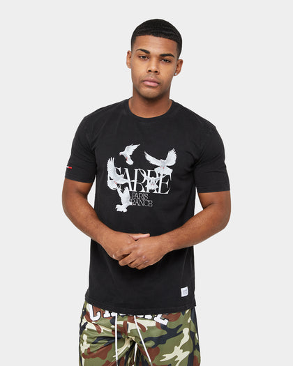 Carre Dove Heaven Vintage T-Shirt Washed Black