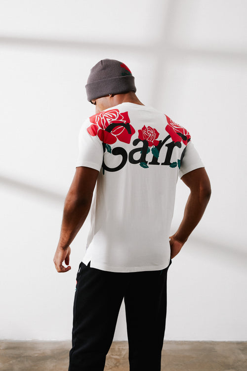 Carre Volle Rose Vintage T-Shirt Off White