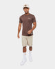 Carre Imperial Classic Short Sleeve T-Shirt Brown