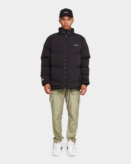 PYRA Padded Puffa Jacket Black