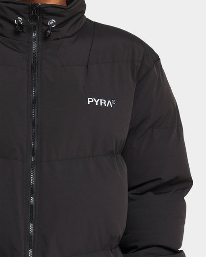 PYRA Padded Puffa Jacket Black