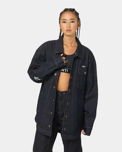 The Anti Order Oversized Denim Shirt Dark Indigo