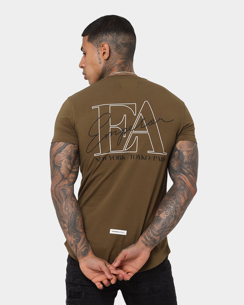 Emperor Apparel Classique After Dark Short Sleeve T-Shirt Army Green/Black
