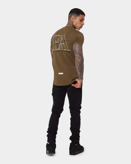 Emperor Apparel Classique After Dark Short Sleeve T-Shirt Army Green/Black