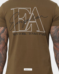 Emperor Apparel Classique After Dark Short Sleeve T-Shirt Army Green/Black
