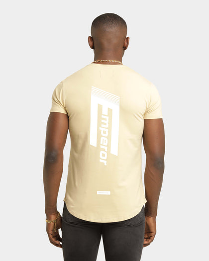 Emperor Apparel Distinction After Dark Short Sleeve T-Shirt Sand/White
