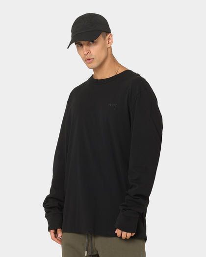 PYRA Nero Mock Long Sleeve T-Shirt Black