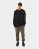 PYRA Nero Mock Long Sleeve T-Shirt Black