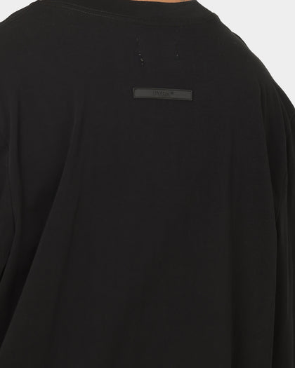 PYRA Nero Mock Long Sleeve T-Shirt Black