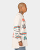 Mitchell & Ness Miami Dolphins 17-0 Long Sleeve T-Shirt White Marle