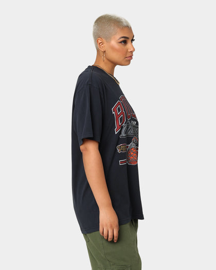 Mitchell & Ness Chicago Bulls Hoop T-Shirt Faded Black
