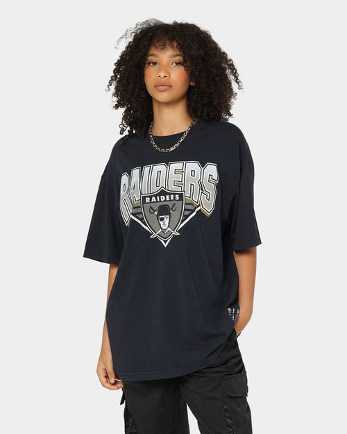 Mitchell & Ness Las Vegas Raiders Metallic Shadow T-Shirt Faded Black
