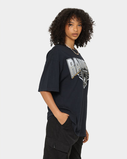 Mitchell & Ness Las Vegas Raiders Metallic Shadow T-Shirt Faded Black