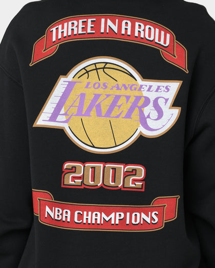 Mitchell & Ness Los Angeles Lakers 3 In A Row Vintage Crewneck Faded Black