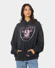 Majestic Athletic Las Vegas Raiders Solarised Contrast Hoodie Faded Black