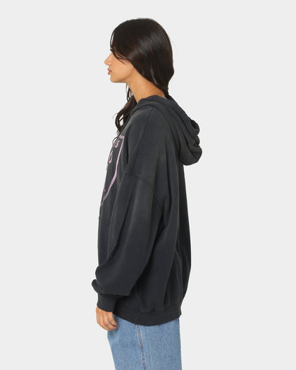 Majestic Athletic Las Vegas Raiders Solarised Contrast Hoodie Faded Black