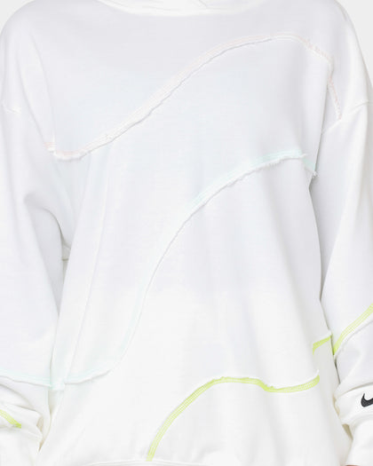 Nike Women's Oversized Swirl Hoodie White