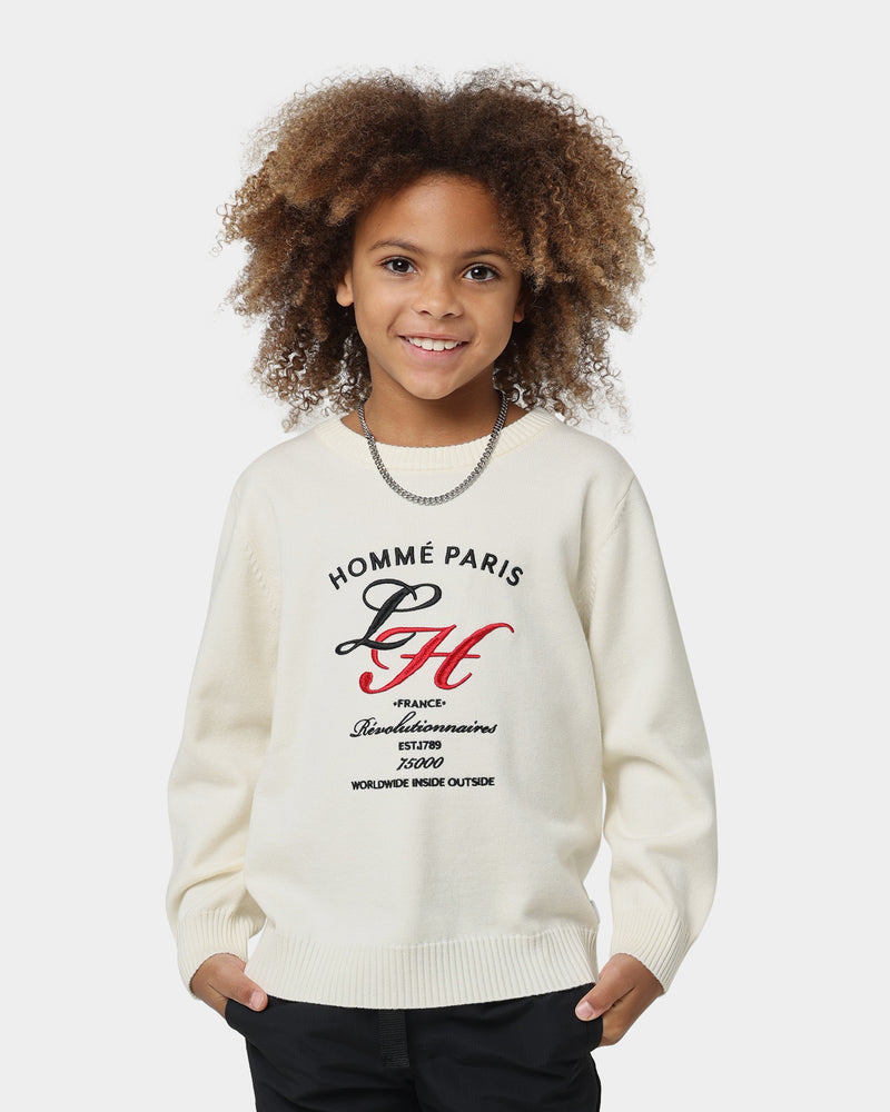 Lil Homme Kids' Revolutionnaires Sweater Off White