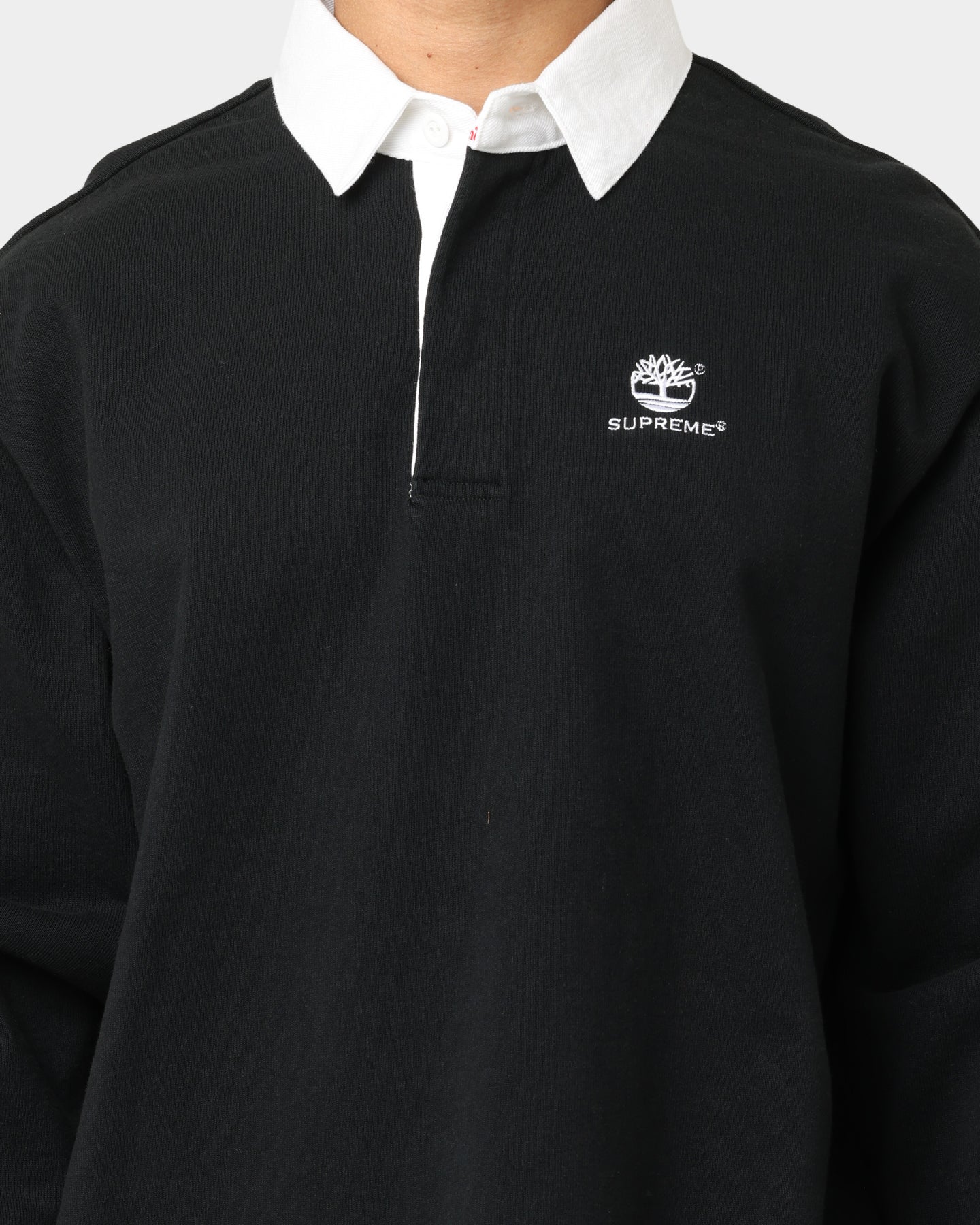 Supreme Supreme X Timberland Rugby Polo Black | Culture Kings