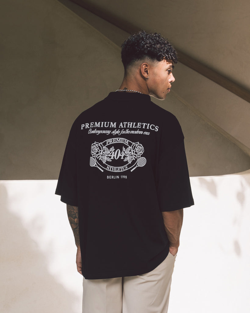 404 Premium Athletics Vintage T-Shirt Black | Culture Kings