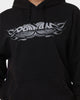 Rodman Brand Metal Logo Vintage Hoodie Black Wash