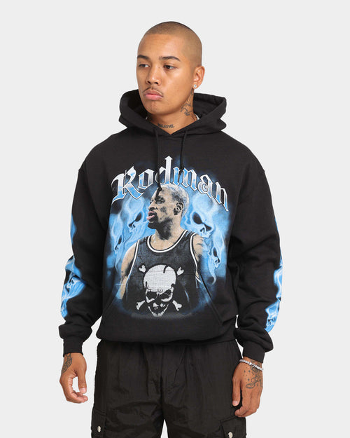 Rodman Brand Rodman Skulls Vintage Hoodie Black Wash