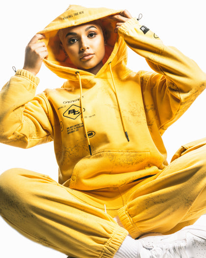 BEENTRILL Circuitry Hoodie Yellow