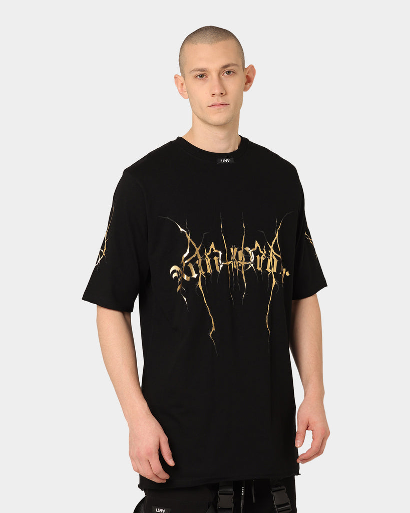 The Anti Order Youthquake T-Shirt Black/Gold | Culture Kings