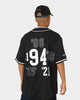 Supreme X Mitchell & Ness Patch Baseball Jersey Black