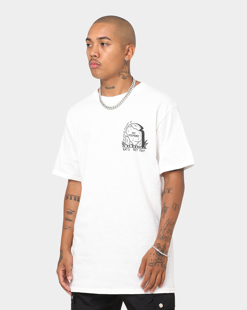 Rats Get Fat My Memory T-Shirt White | Culture Kings